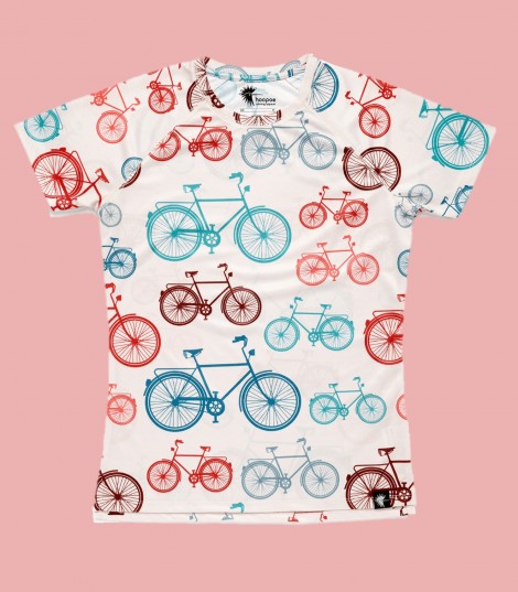 Camiseta running mujer Bike Hoopoe Running Apparel