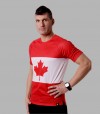 Camiseta Running Canadá. Hoopoe Running Apparel